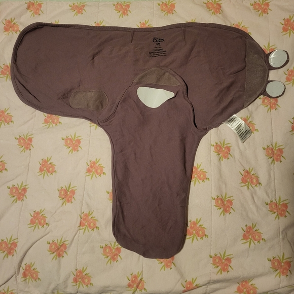 💞SOLD💞Velcro swaddle wrap baby girl 100% cotton - Picture 4 of 5